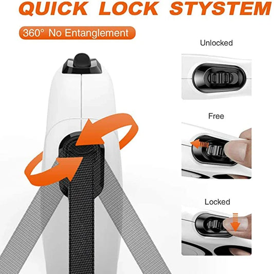 Nylon Retractable Dog Leash