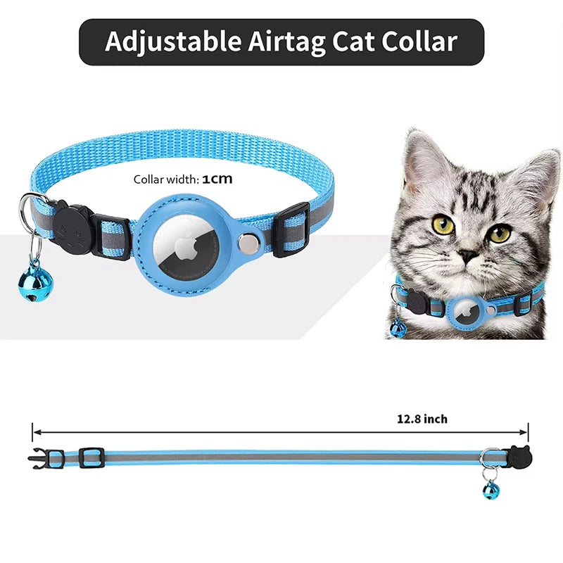 Reflective Cat Collar for AirTag
