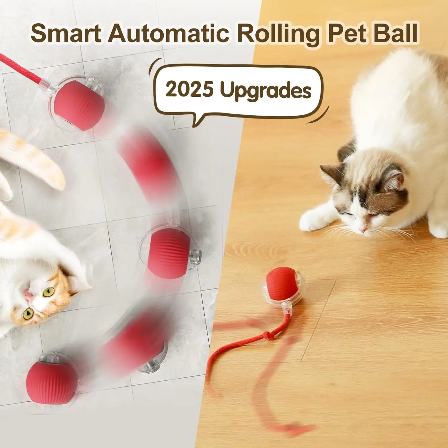 Rechargeable Smart Cat Ball Toy