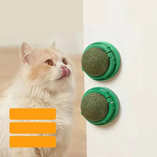 Stick-On Catnip Ball β Fun & Healthy Snack