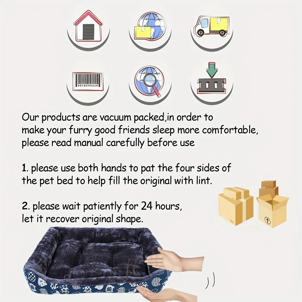 Comfort Pet Bed β For Small to Large Pets