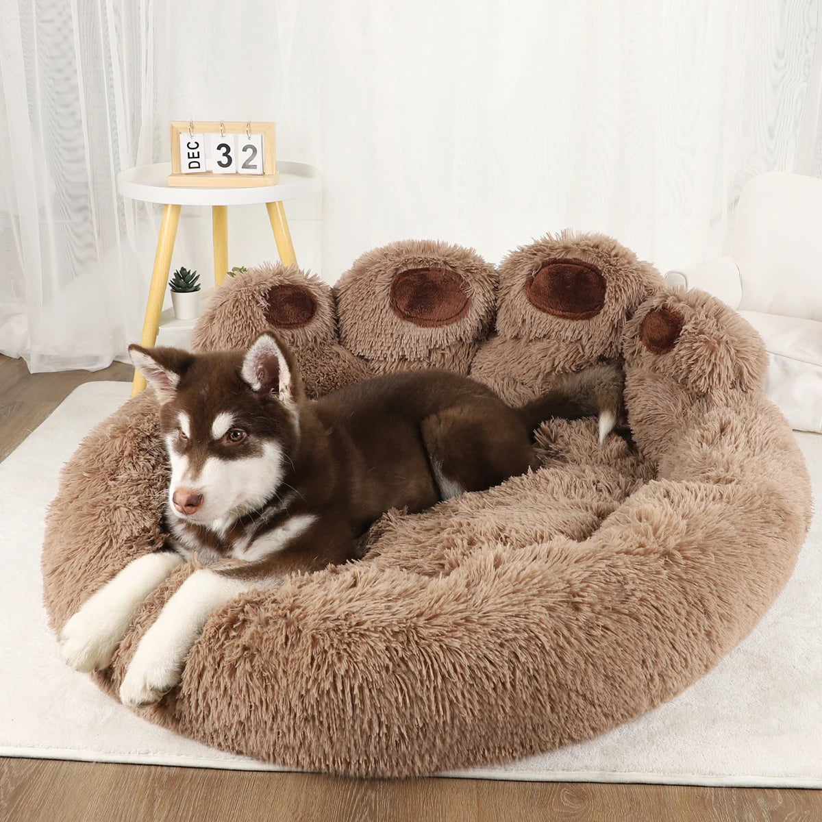 Cozy Dog & Cat Bed β Fluffy & Washable