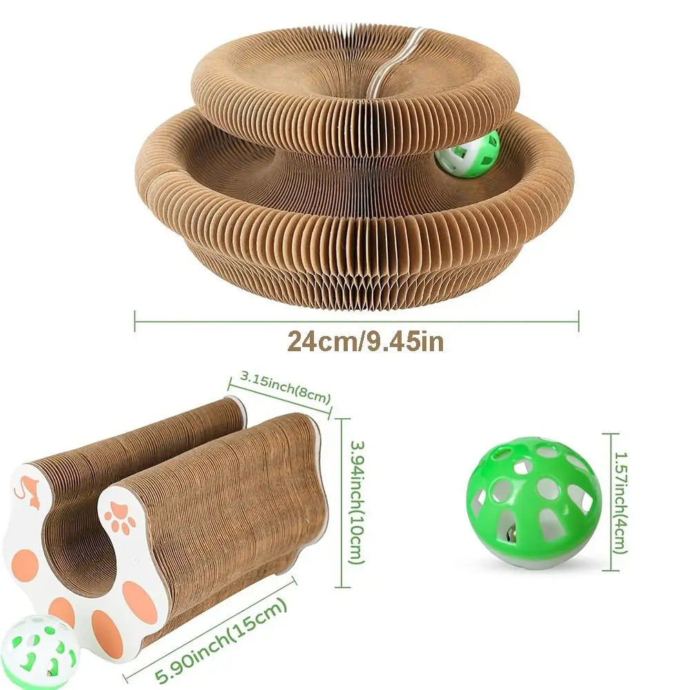 Magic Cat Scratching Board with Ball