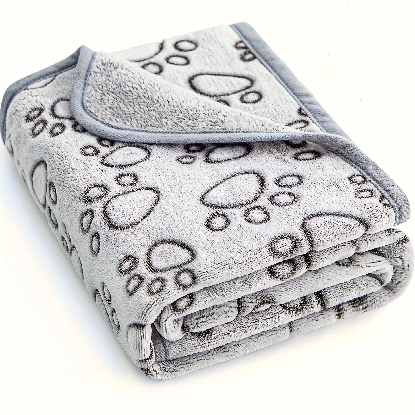 Ultra Soft Paw Print Pet Blanket β Indoor & Outdoor Use