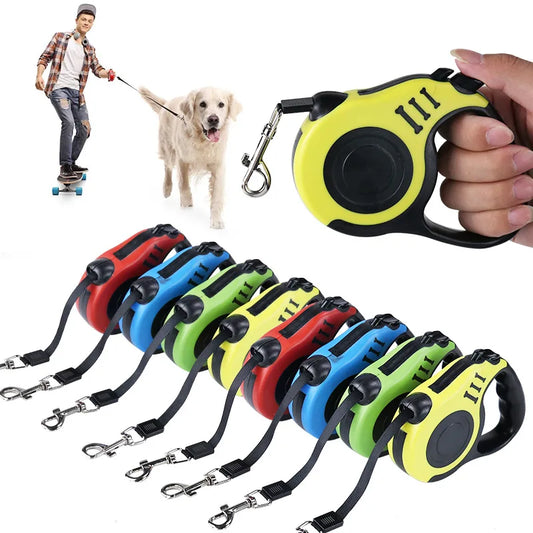 3M/5M Retractable Leash for Small to Large Dogs