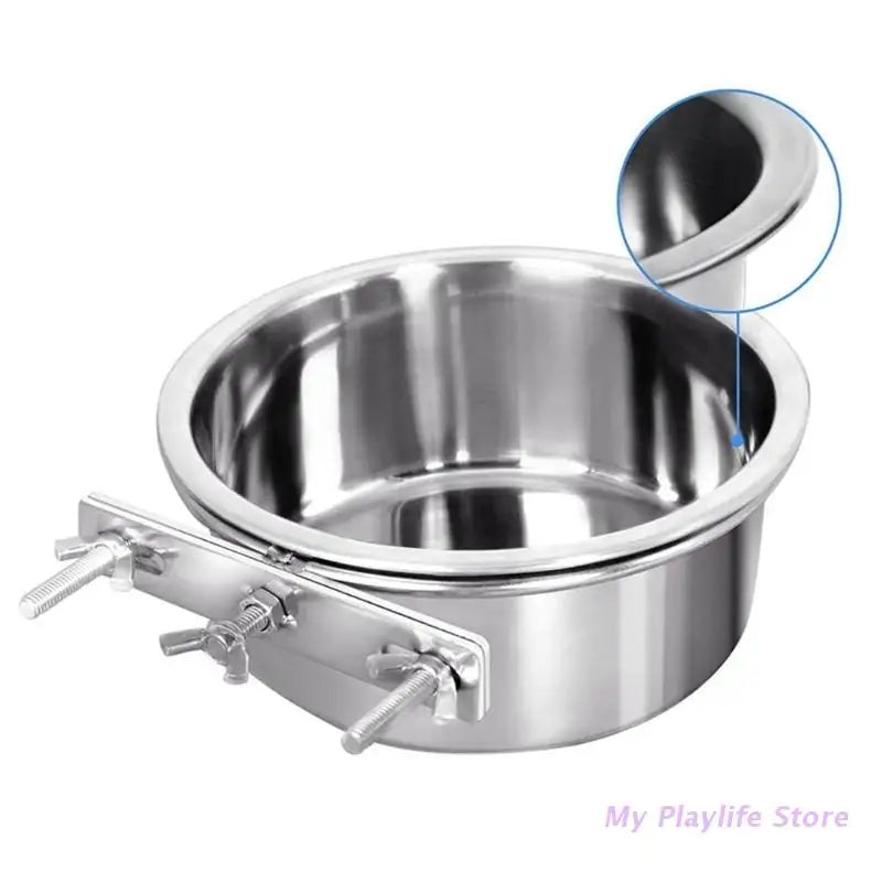 Stainless Steel Hanging Pet Bowl