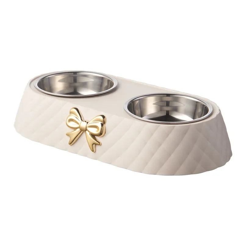Cat & Dog Feeding Bowl β Dual Compartments