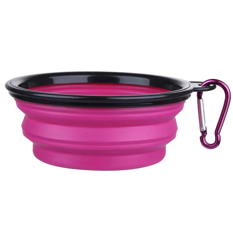 2-in-1 Folding Silicone Pet Bowl