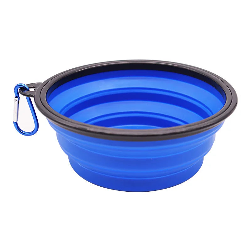 2-in-1 Folding Silicone Pet Bowl