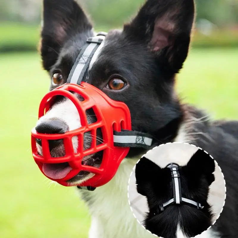 Training Dog Muzzle β Soft, Secure, Reflective