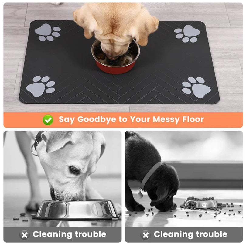 Pet Feeding Mat β Waterproof & Quick-Dry