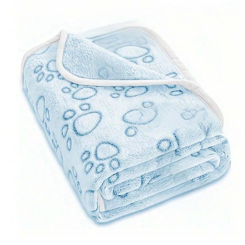 Ultra Soft Paw Print Pet Blanket β Indoor & Outdoor Use