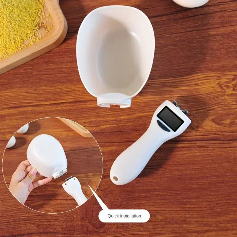 Digital Pet Food Measuring Spoon with LED Display