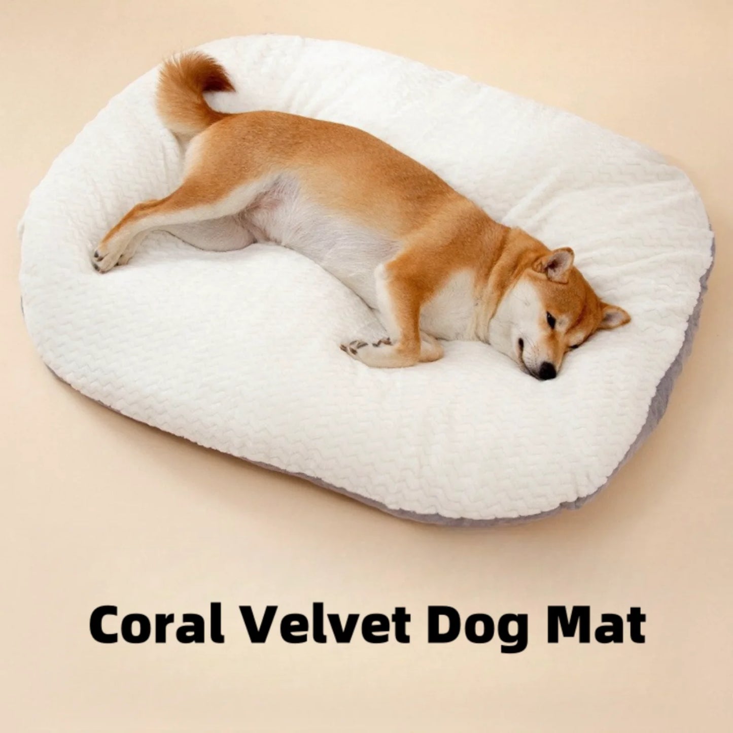 Warm Dog Sofa Bed with Removable Mat