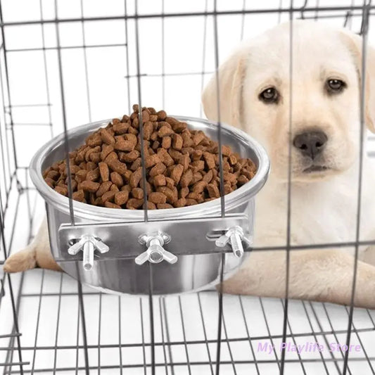 Stainless Steel Hanging Pet Bowl