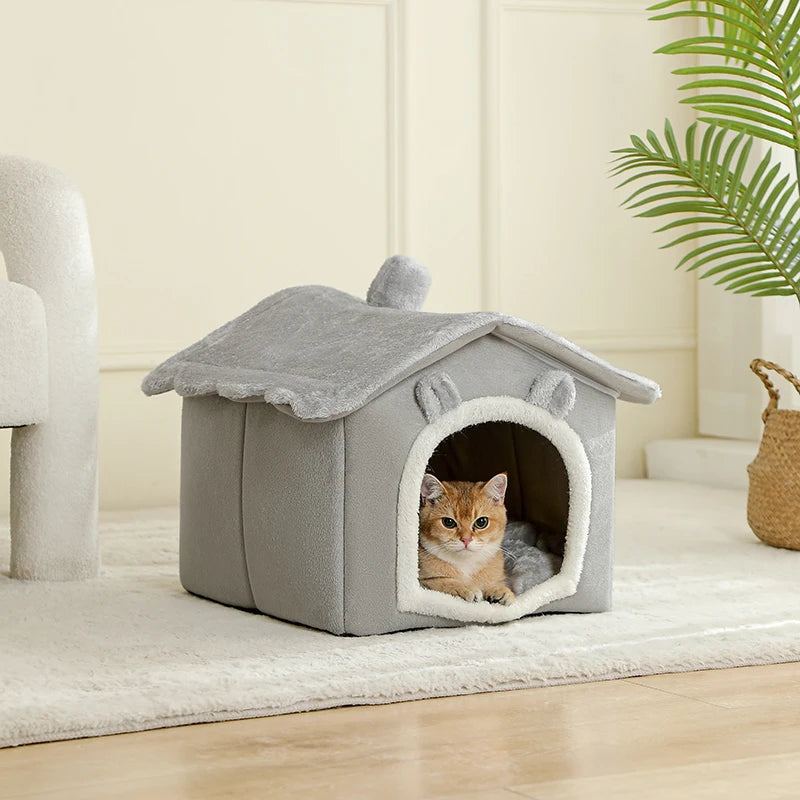 Cozy Pet Cave Bed