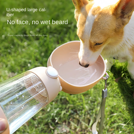 Luxury 2-in-1 Pet Travel Bottle