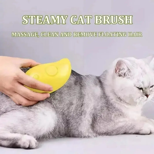 Electric Steam Brush for Cats & Dogs