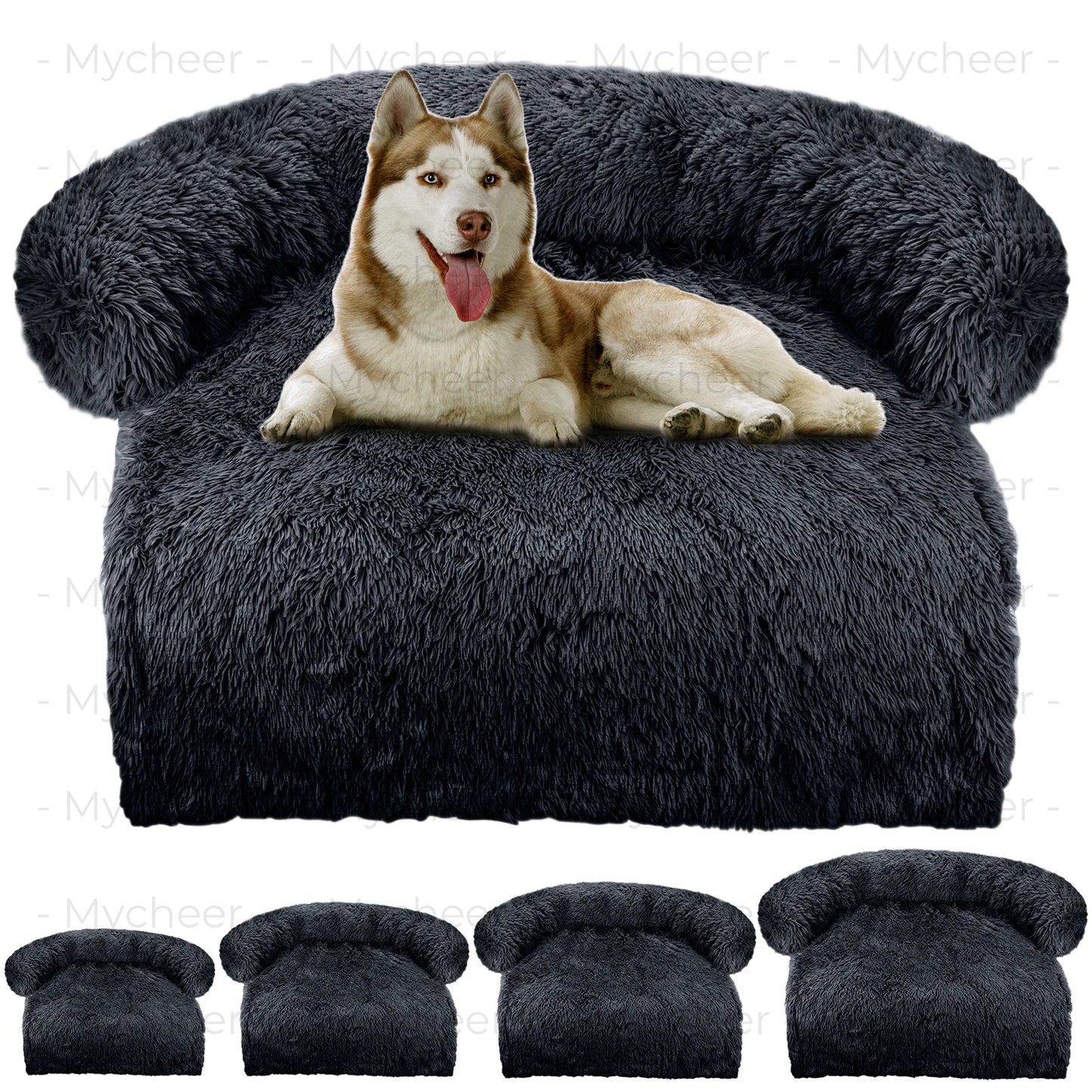 Fluffy Pet Sofa Bed β Washable & Cozy