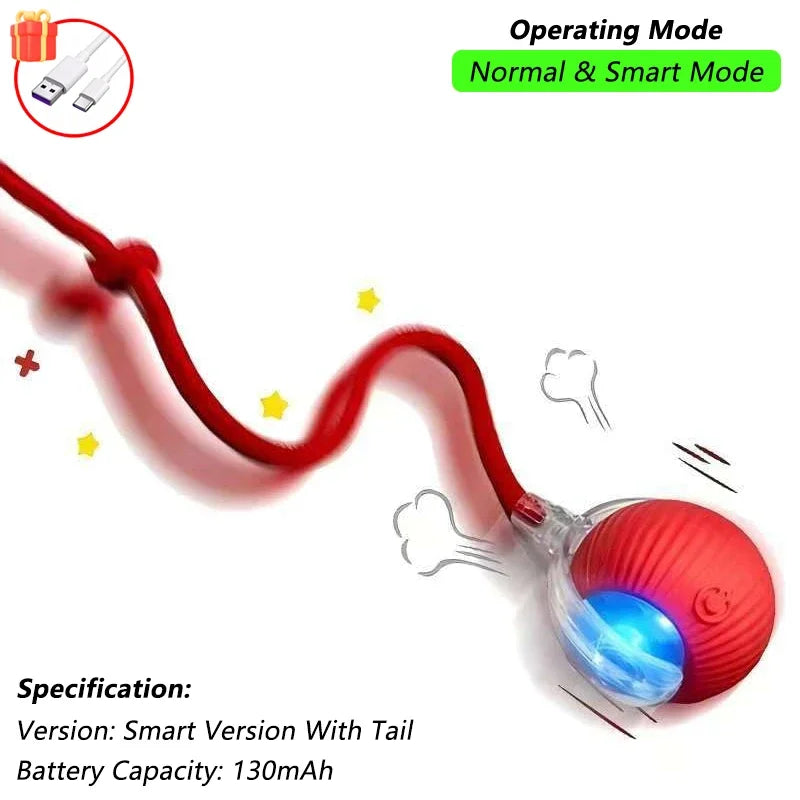 Rechargeable Smart Cat Ball Toy