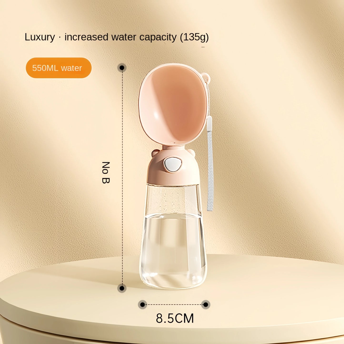 Luxury 2-in-1 Pet Travel Bottle