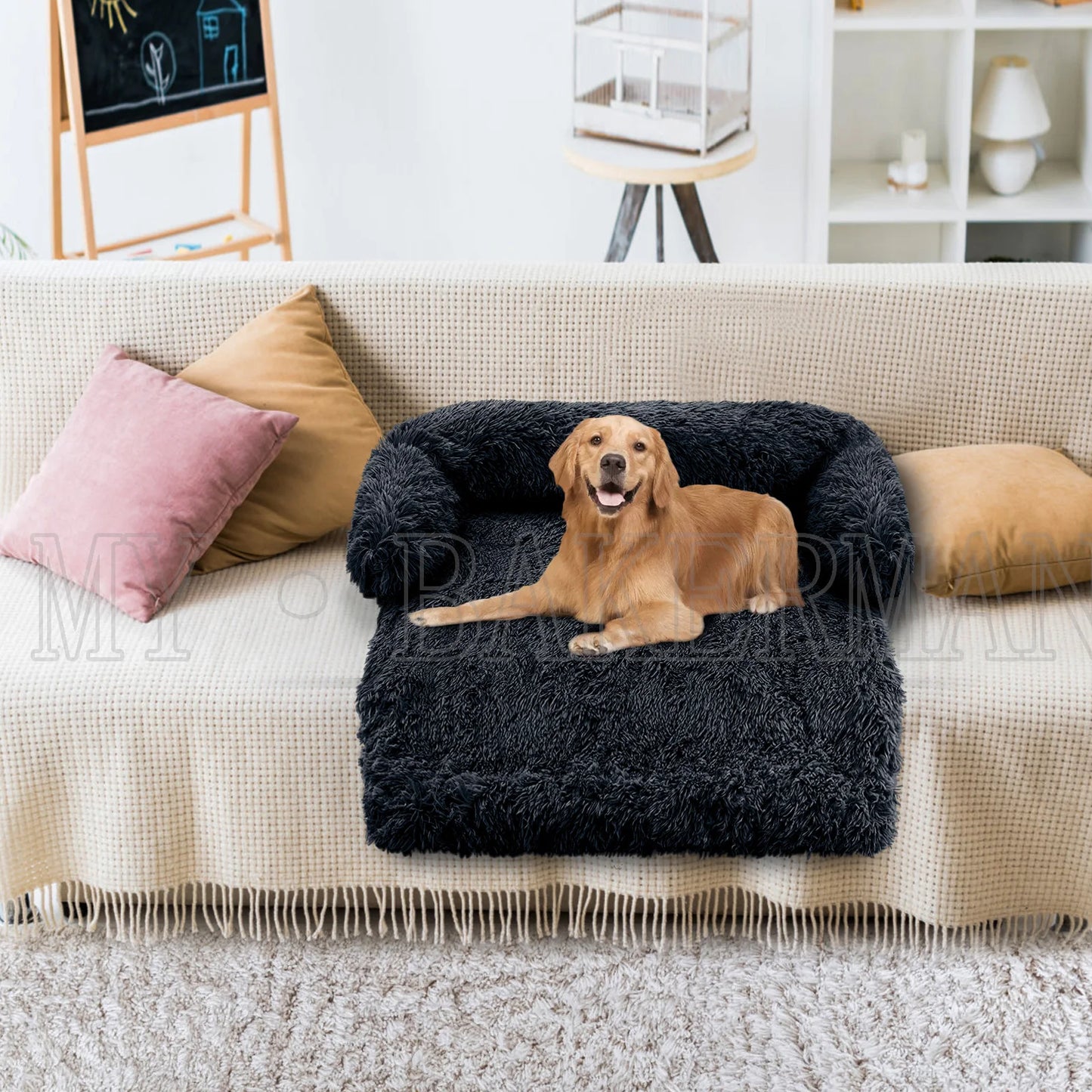 Fluffy Pet Sofa Bed β Washable & Cozy