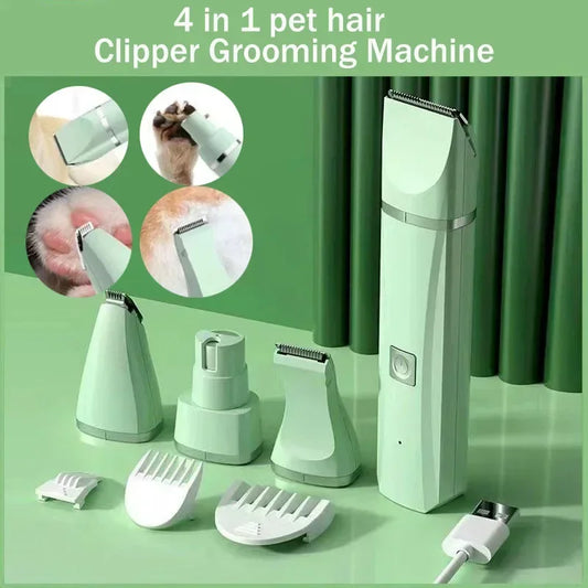 4-in-1 Cordless Pet Clippers