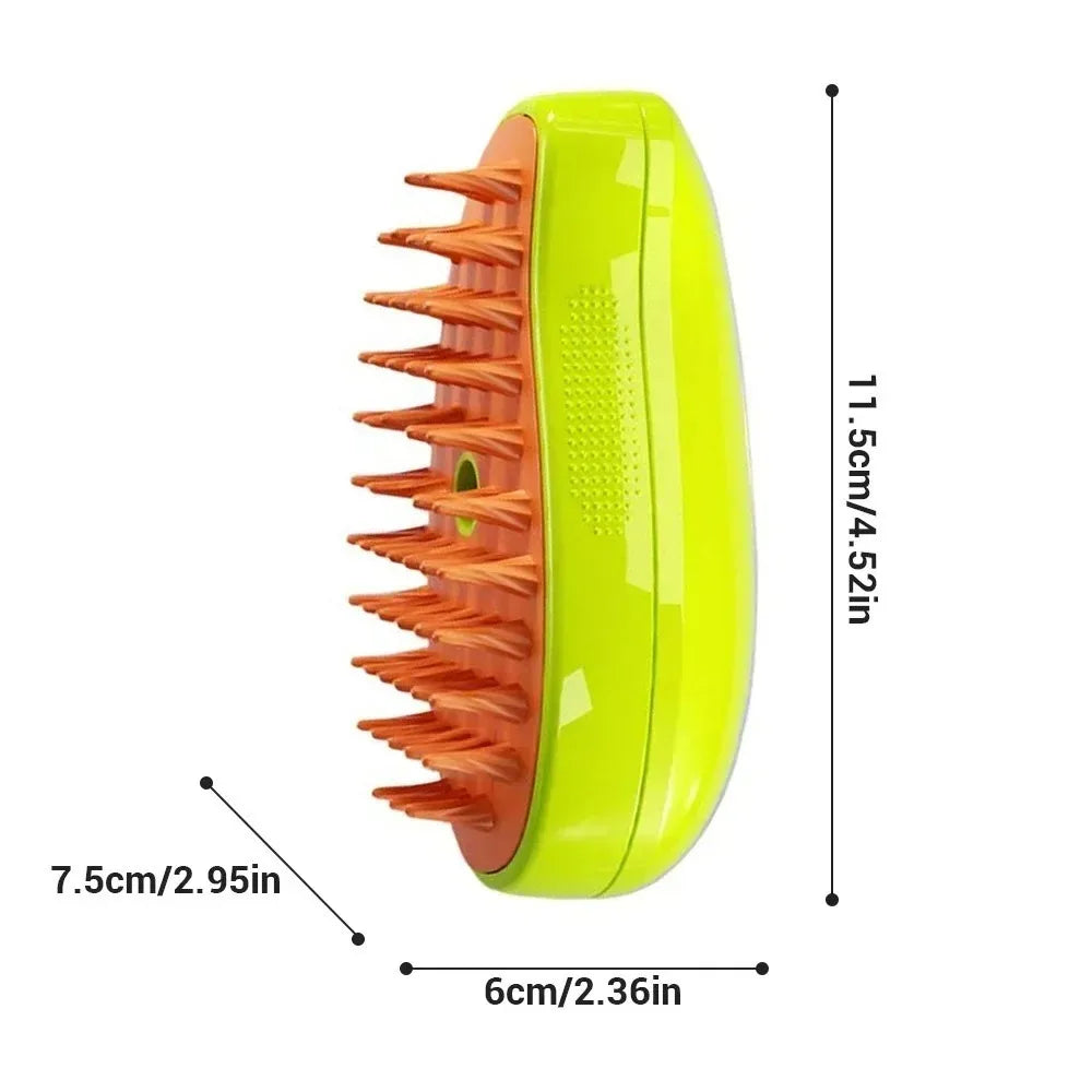 Electric Steam Brush for Cats & Dogs