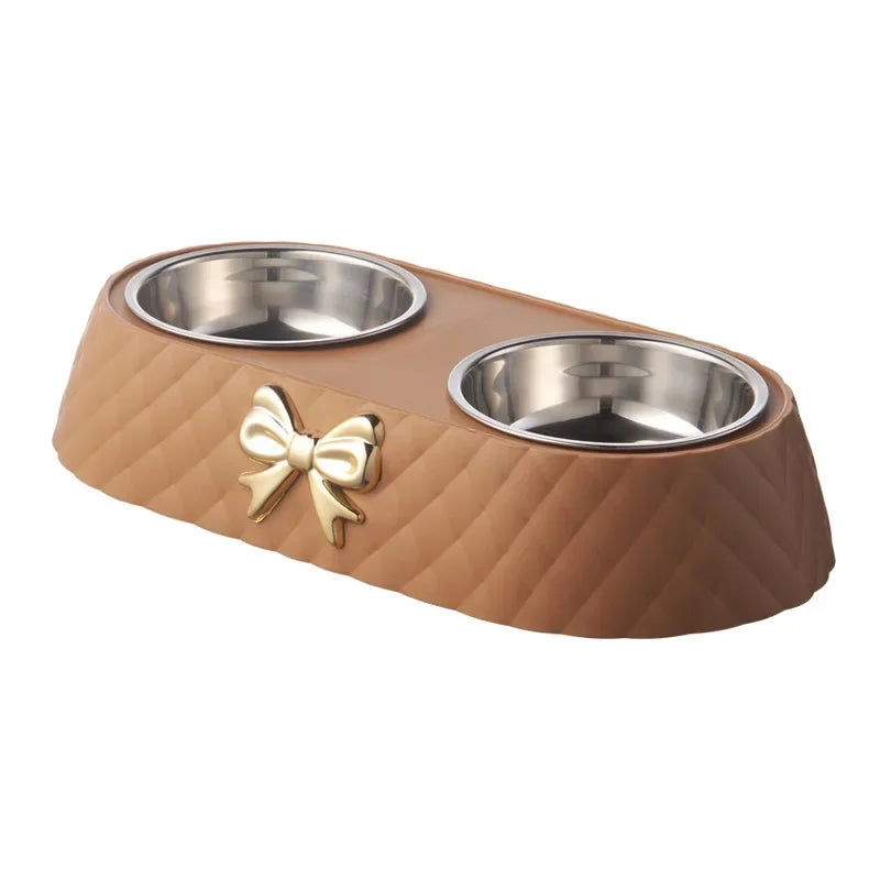 Cat & Dog Feeding Bowl β Dual Compartments