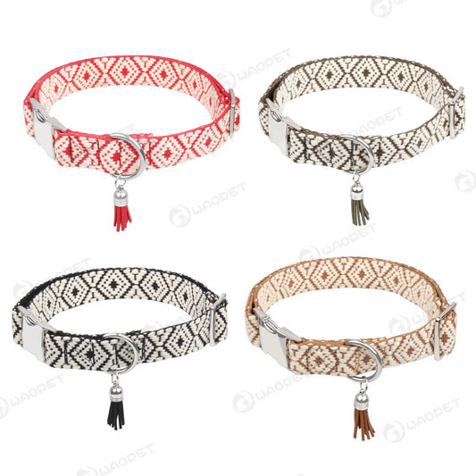 Bohemian Style Adjustable Dog Collar