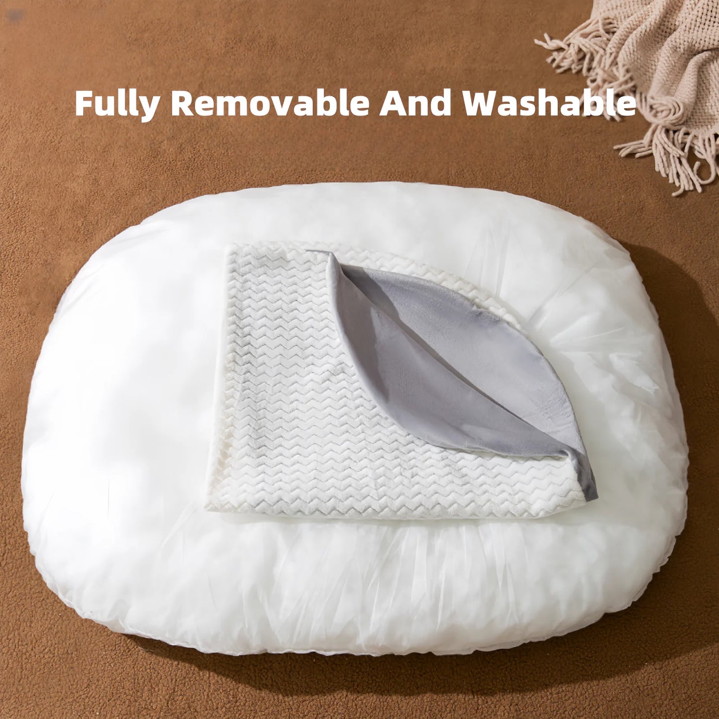 Warm Dog Sofa Bed with Removable Mat