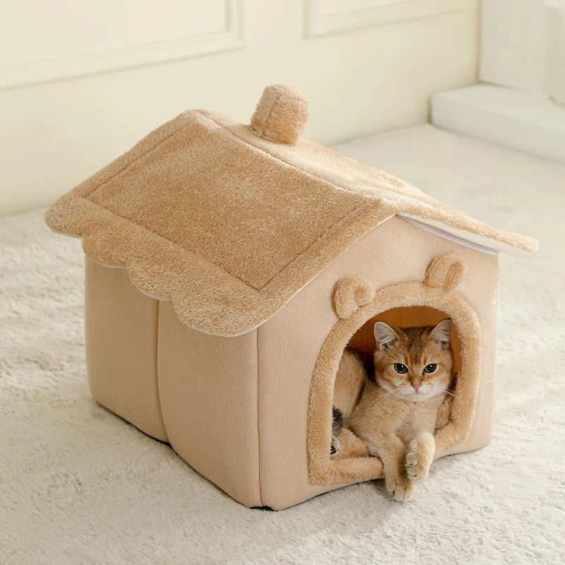 Cozy Pet Cave Bed