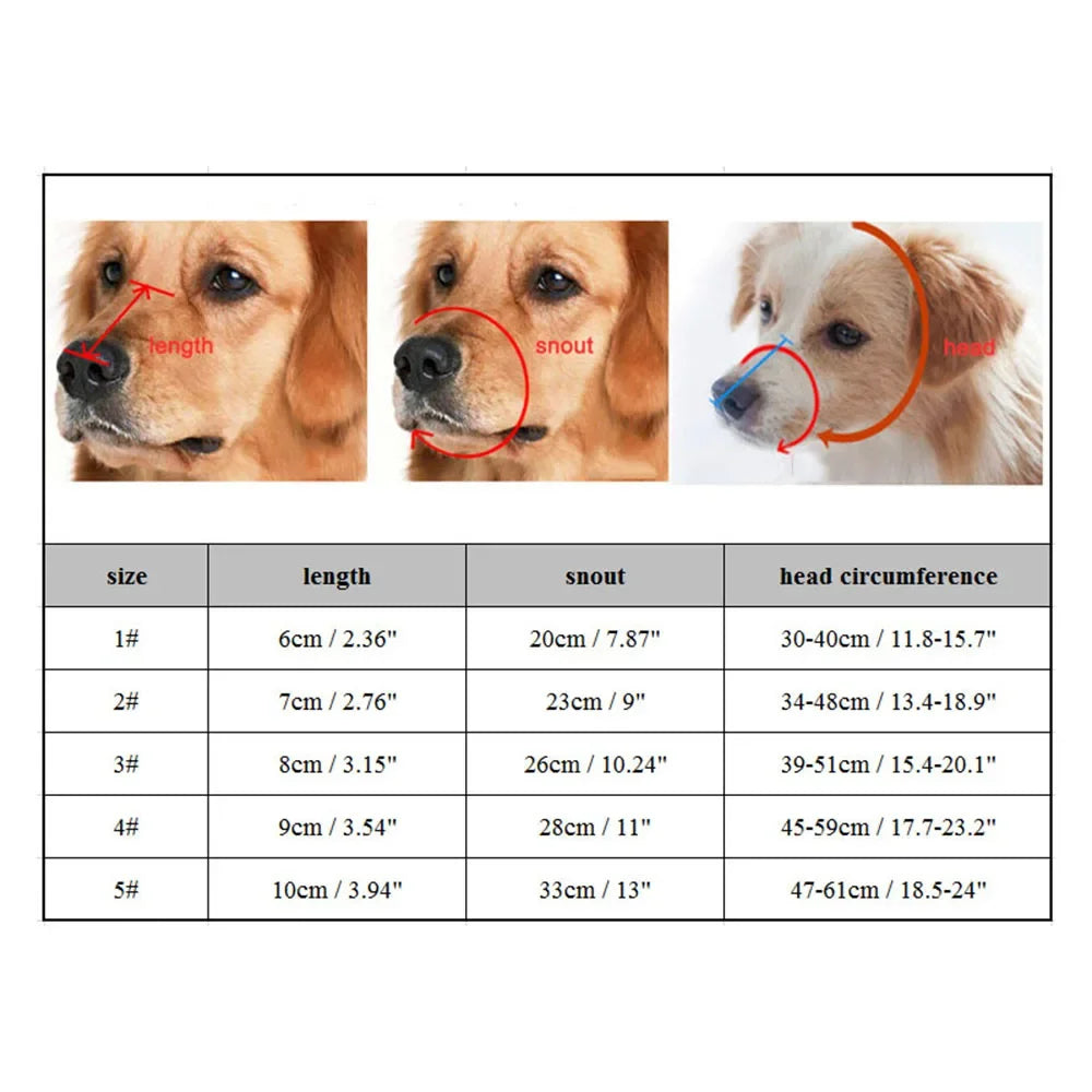 Soft Silicone Dog Muzzle – Breathable & Comfy