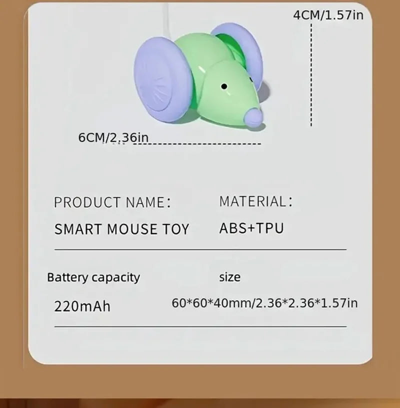 Smart Electric Cat Teaser Mouse