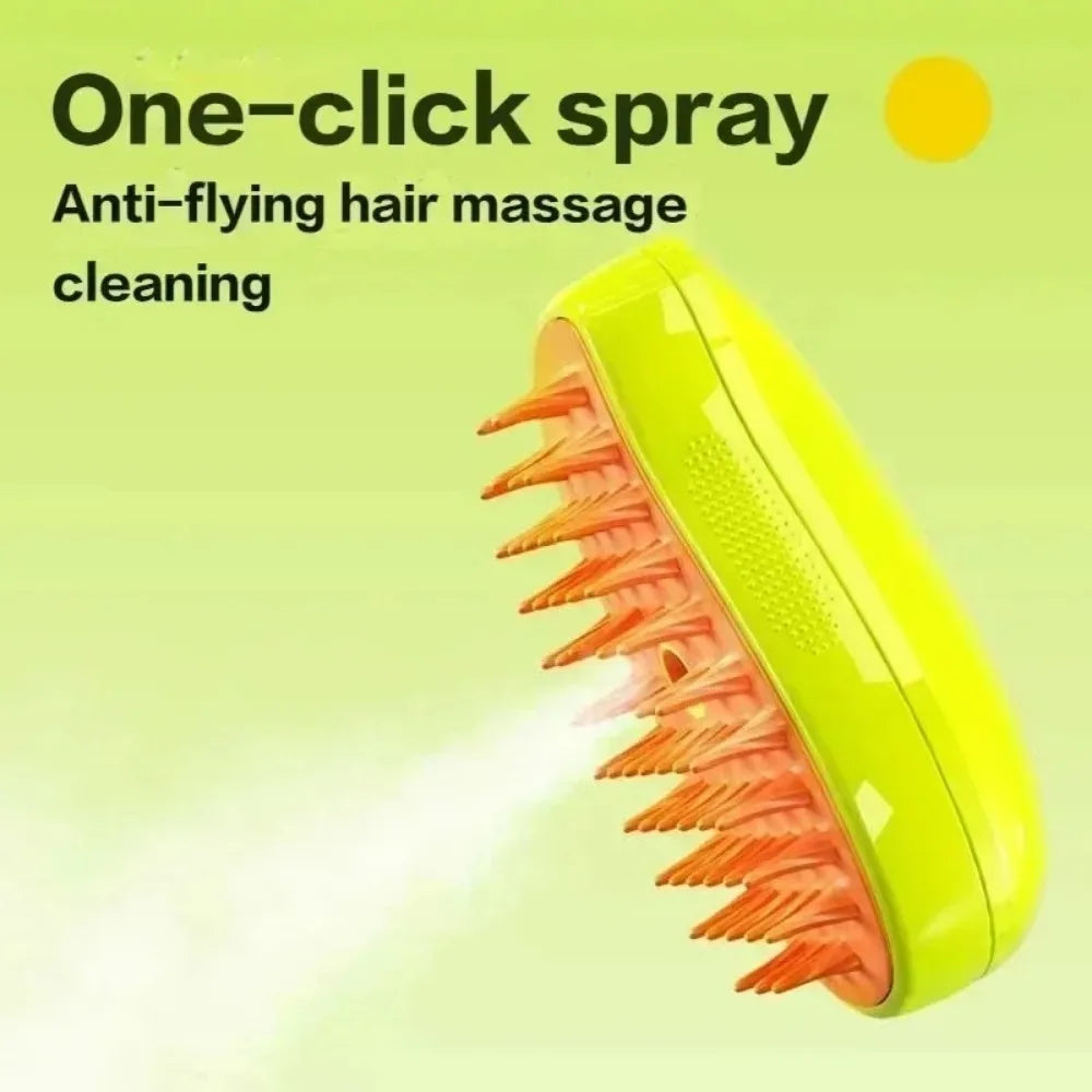 Electric Steam Brush for Cats & Dogs