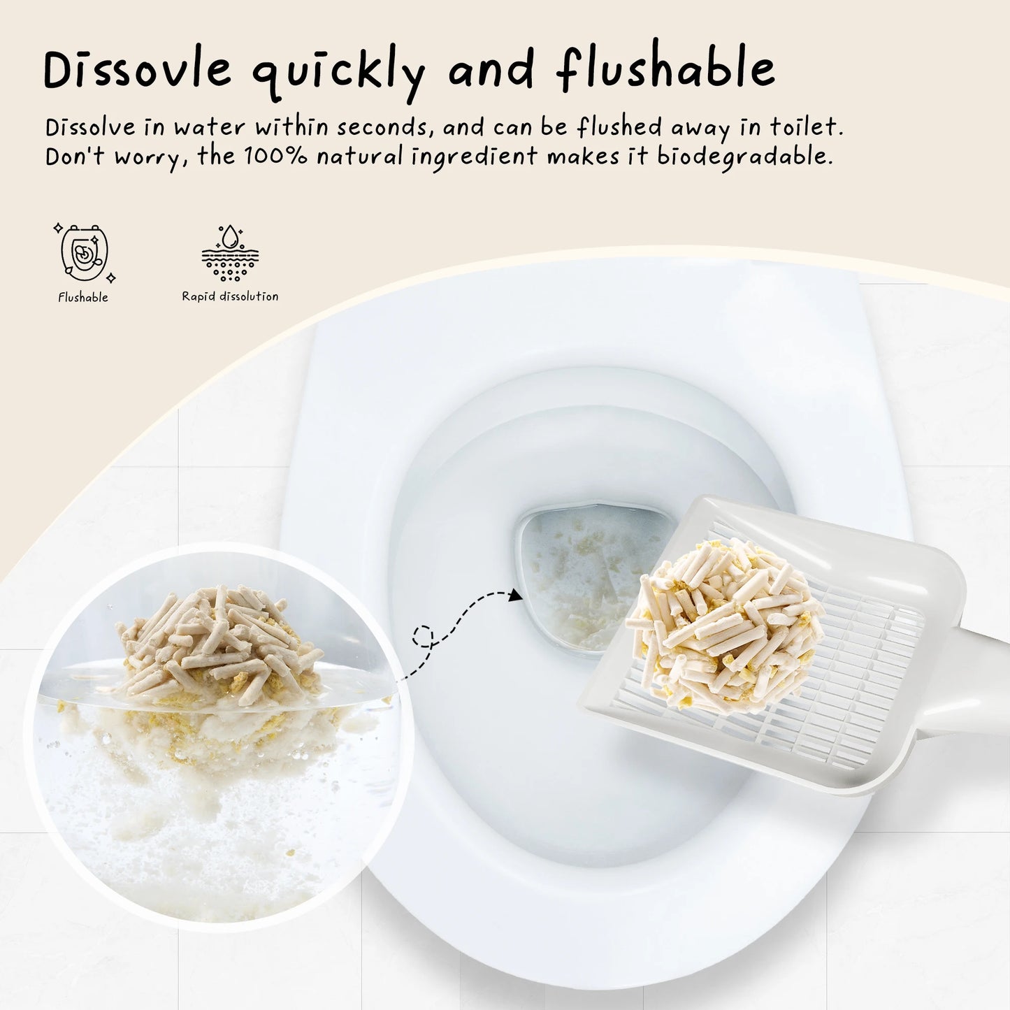 Premium "Cococat Tofu Cat" Litter