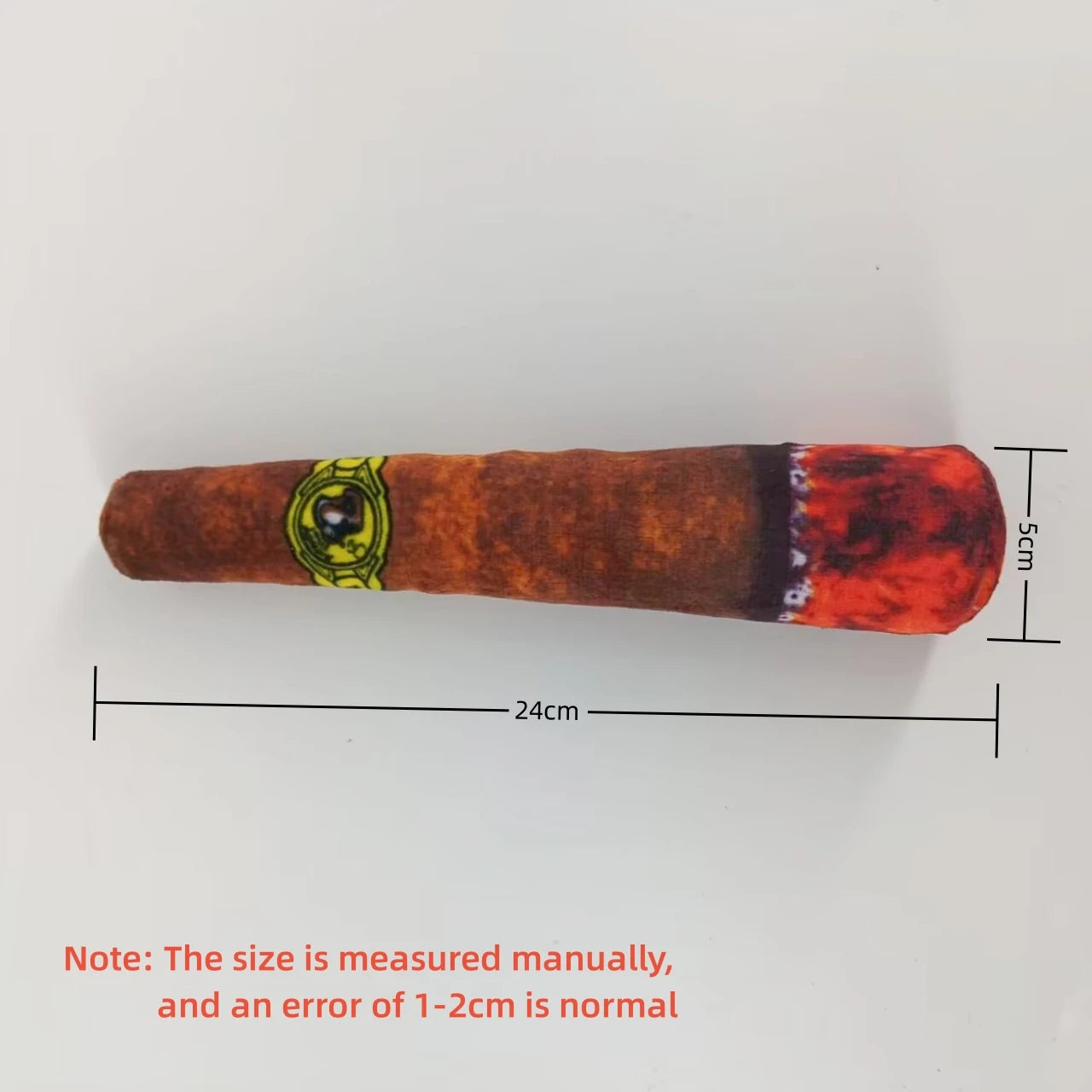 Plush Cigar Dog Toy – Durable & Fun