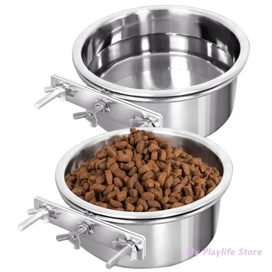 Stainless Steel Hanging Pet Bowl