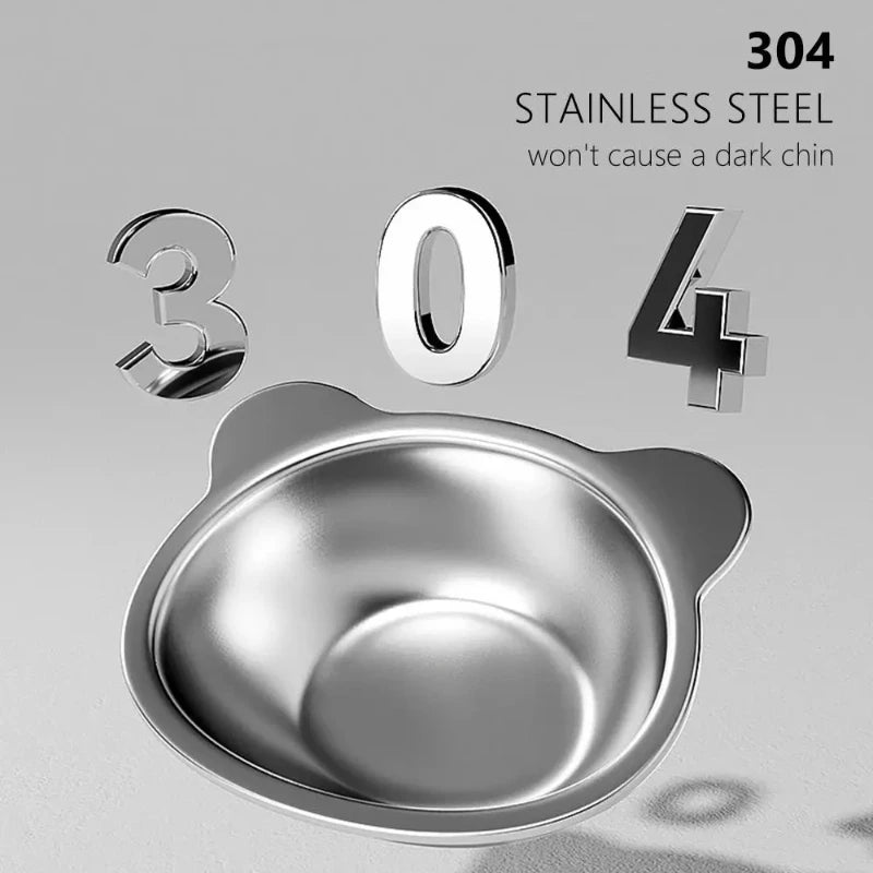 Elevated Stainless Steel Cat Bowl (15° Tilt)