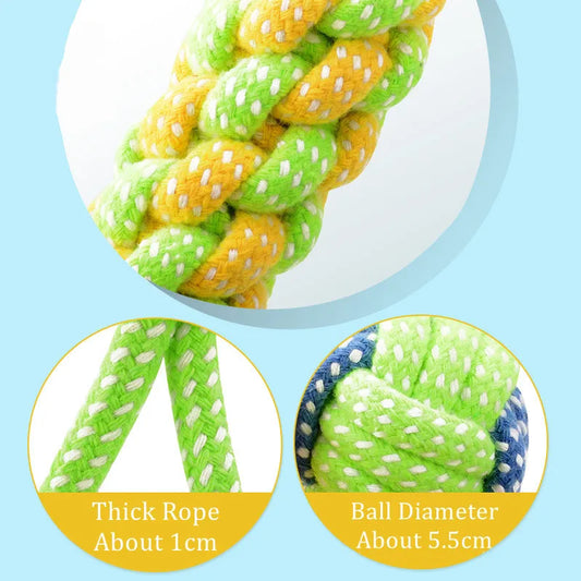 Interactive Rope Dog Toy – Chew & Play