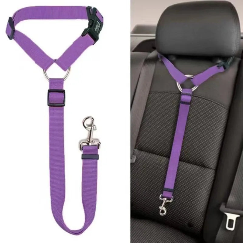 2-in-1 Pet Car Seat Belt Leash