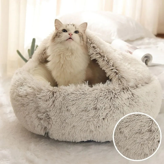 Soft Plush Cat Bed Nest
