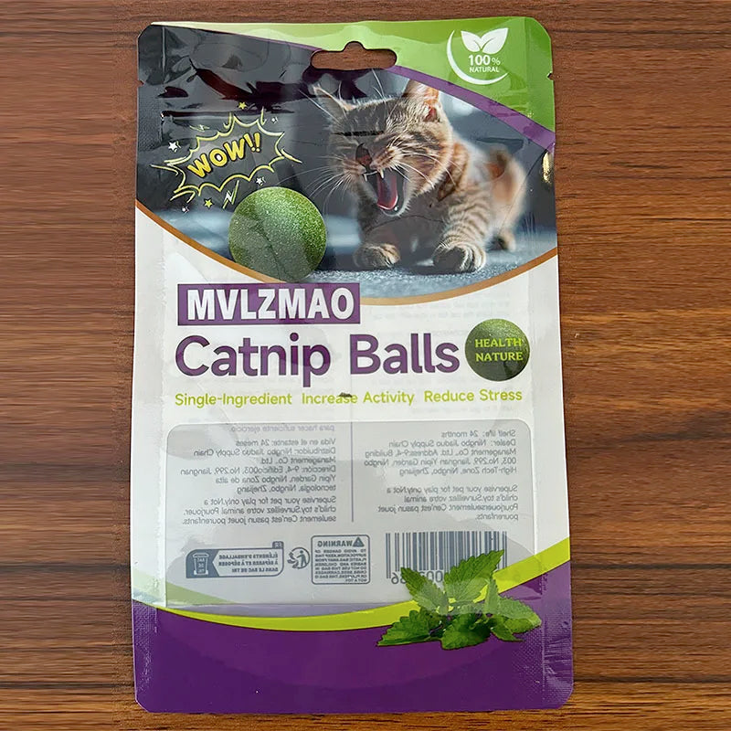 Catnip Mint Ball – Chew Toy & Tooth Cleaner