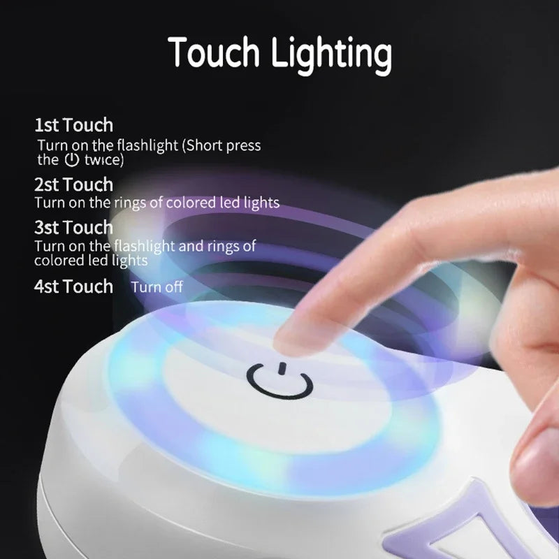 LED Retractable Dog Leash with Flashlight (3m / 5m)