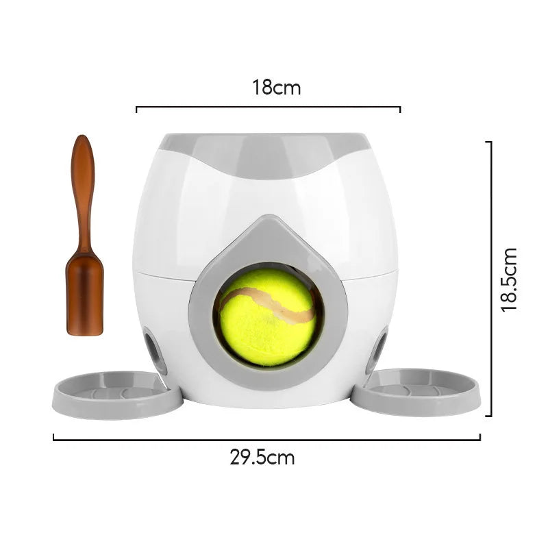 2-in-1 Interactive Dog Ball & Treat Launcher