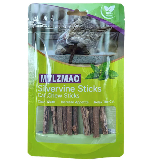 Natural Cat Chew Sticks – Silvervine
