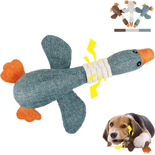 Wild Goose Squeaky Dog Toy – Durable, Fun &amp; Engaging