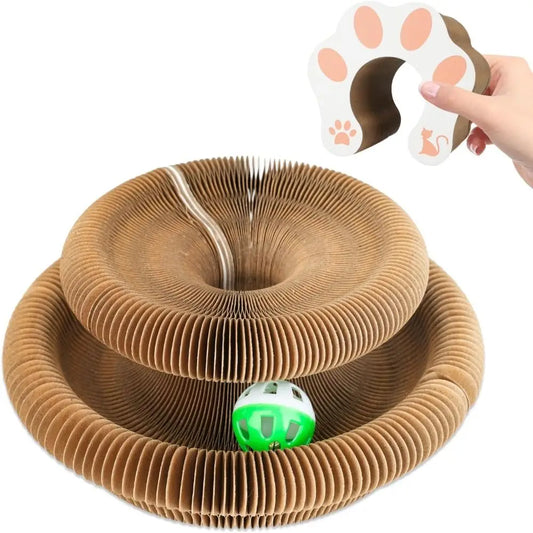 Magic Cat Scratching Board with Ball
