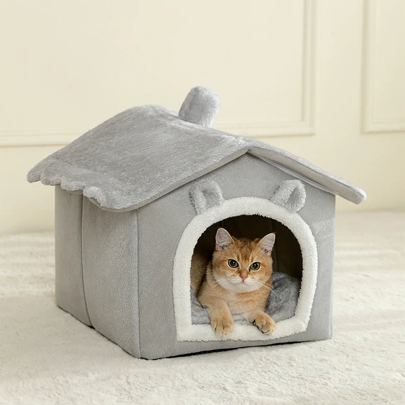 Cozy Pet Cave Bed