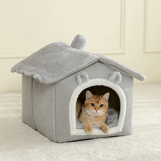 Cozy Pet Cave Bed